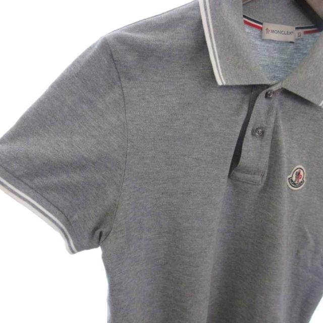 中古】モンクレール MONCLER ポロシャツ 半袖 ワンポイント ロゴ 84093