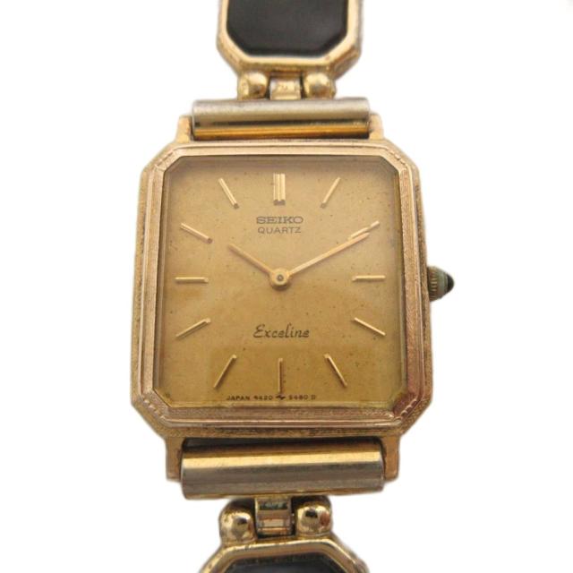 SEIKO 8420-5410 EXCELINE 金 10K SEIKO セイコー エクセリーヌ 8420-5410 クォーツ 10K ゴールド文字盤