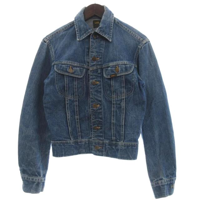 【中古】リー LEE ヴィンテージ 70s Gジャン デニムジャケット 長袖 PATD-153438 UNION MADE USA製 青 ブルー ■GY99 メンズ レディース
