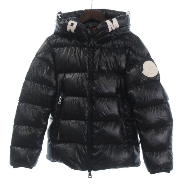 【中古】モンクレール MONCLER デュボア DUBOIS ダウンジャケット e20914131505 ジップアップ ロゴ 長袖 0 黒