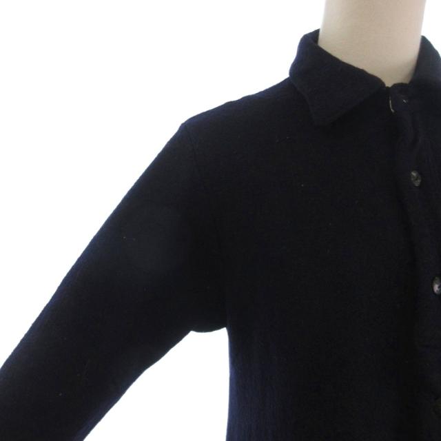 中古】キャピタル kapital ジャケット ステンカラー 長袖 起毛 XS 紺