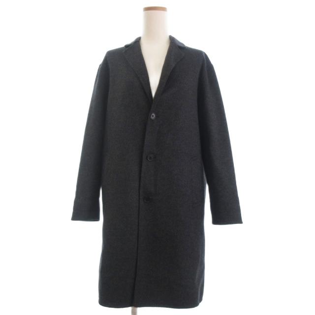 【中古】ポロ ラルフローレン POLO RALPH LAUREN チェスターコート 長袖 ウール XS グレー レディース