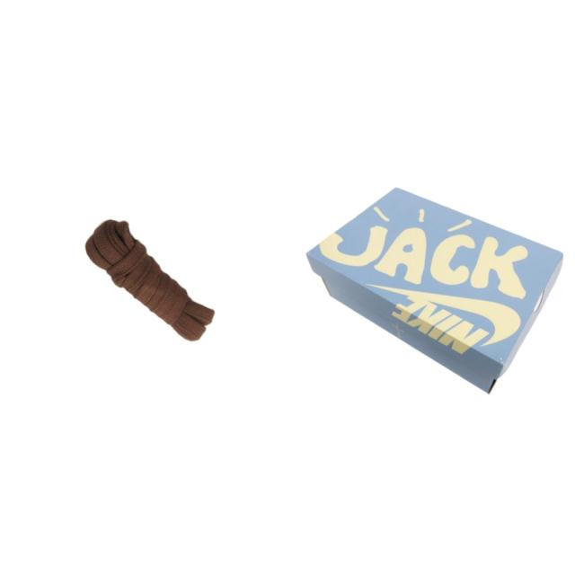 【中古】未使用品 ナイキ トラヴィス スコット ズーム フィールド ジャックス スニーカー HQ3073-100 26.5cm 茶 白