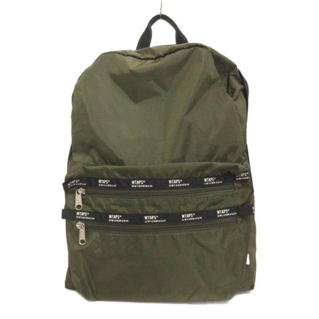 【中古】ダブルタップス WTAPS PST バックパック リュックサック デイパック 201TQDT-CG01 カーキ メンズ