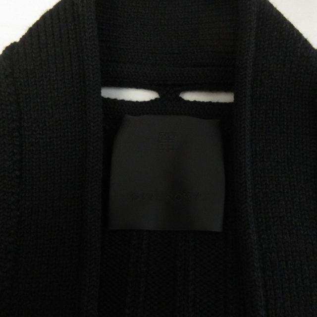 【中古】ジバンシィ GIVENCHY 美品 カーディガン ニット Vネック 長袖 XS 黒 ブラック ■GY14 レディース_5