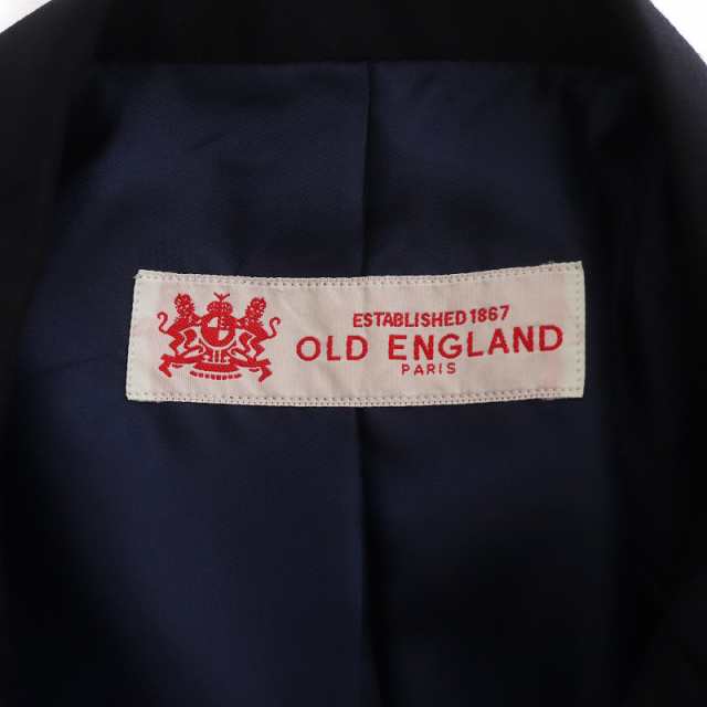 オールドイングランド OLD ENGLAND 濃紺 タートルニット 36-