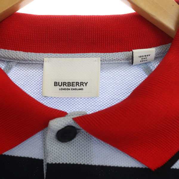 中古】バーバリー ロンドン BURBERRY LONDON ポロシャツ 長袖 ボーダー