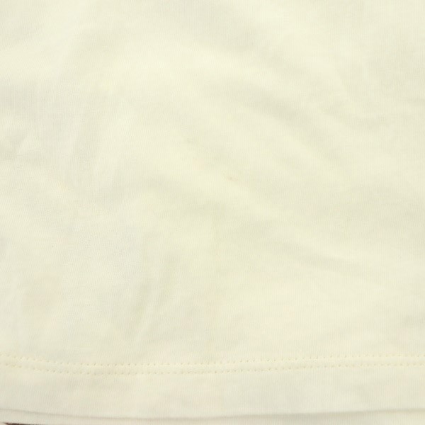 【中古】グッチ GUCCI ばなにゃ Tシャツ カットソー 半袖 プリント ビッグT イタリア製 S 白 ホワイト アイボリー 615044｜au  PAY マーケット