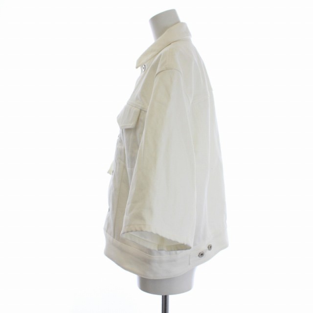 中古】ジルサンダー JIL SANDER 21SS Gジャン ジージャン デニムジャケット 半袖 XS 白 レディースの通販はau PAY マーケット  - ブランド古着のベクトル - デニムジャケット