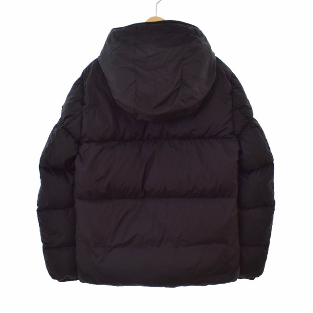 【中古】モンクレール MONCLER 19年製 MONTCLA モンクラー ダウンジャケット フード ロゴ 1 黒 E20914194385  C0300｜au PAY マーケット