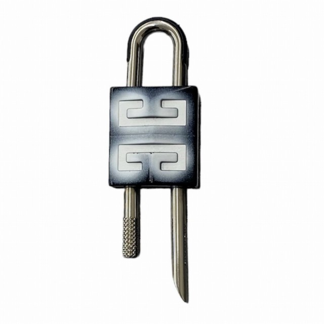 中古】ジバンシィ GIVENCHY Logo Padlock Keyring ロゴパドロック