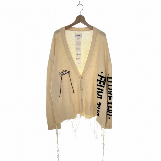 中古】ダブレット doublet 20SS HIDDEN MESSAGE CARDIGAN カーディガン ...