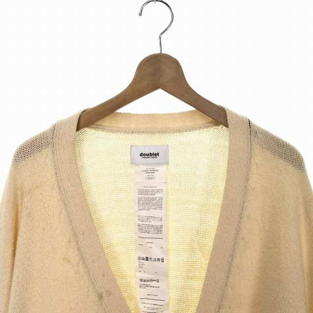 中古】ダブレット doublet 20SS HIDDEN MESSAGE CARDIGAN カーディガン 