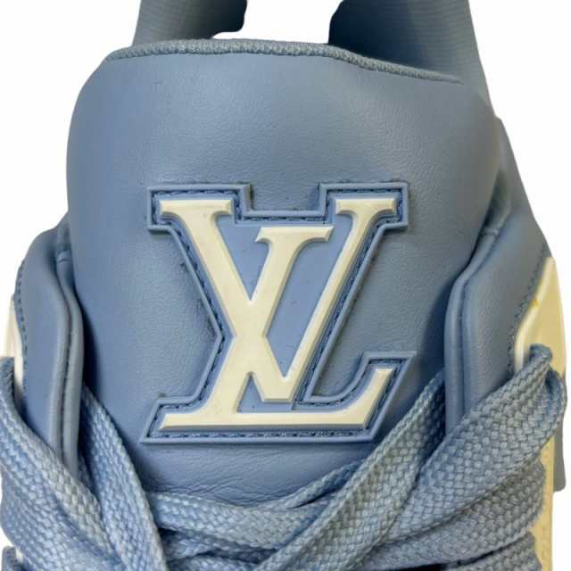 中古】ルイヴィトン LOUIS VUITTON LV Trainer スニーカー レザー ロゴ