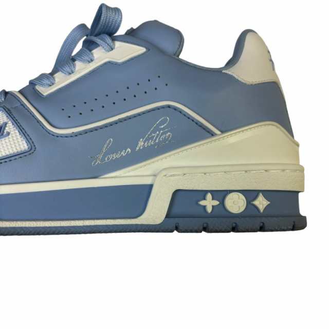 中古】ルイヴィトン LOUIS VUITTON LV Trainer スニーカー レザー ロゴ