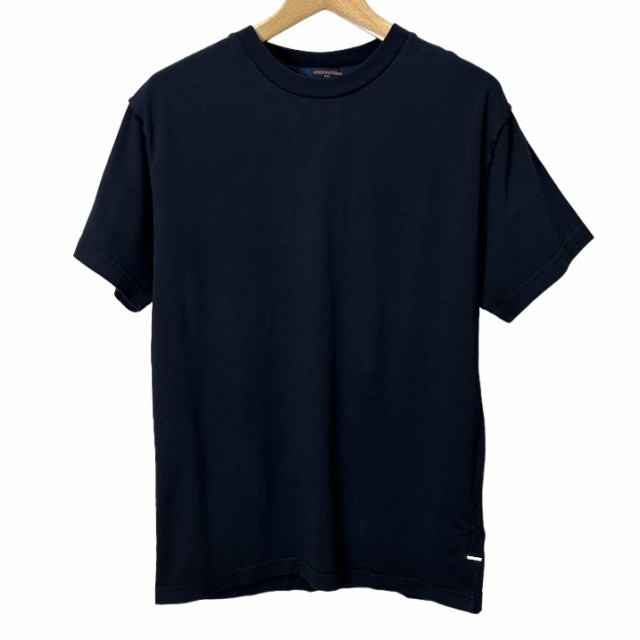 【中古】ルイヴィトン LOUIS VUITTON Tシャツ インサイドアウト カットソー 紺 ネイビー S メンズ