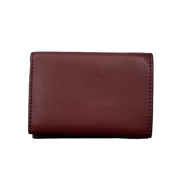 中古】マルニ MARNI TRUNK TRI COLOR TRIFOLD WALLET トリ 中古】マルニ MARNI TRUNK TRI COLOR TRIFOLD WALLET トリ