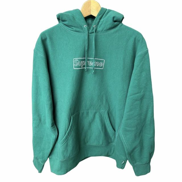 中古】シュプリーム SUPREME 21SS × KAWS カウズ Chalk Logo Hooded 