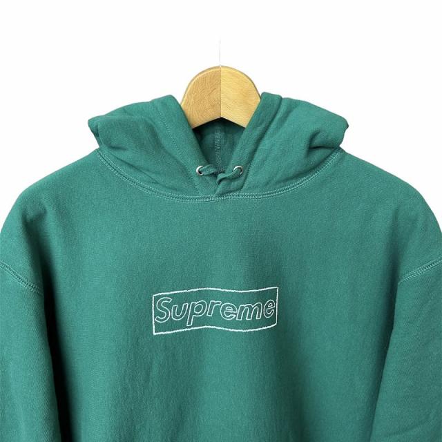 中古】シュプリーム SUPREME 21SS × KAWS カウズ Chalk Logo Hooded 