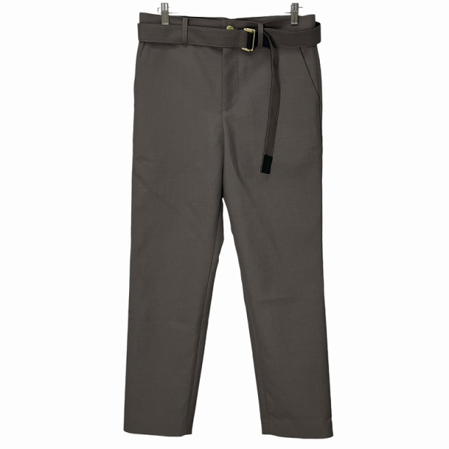 【中古】サカイ sacai × カーハート Carhartt WIP コラボ Suiting Bonding Pants パンツ 2 グレー 24-03389M メンズ