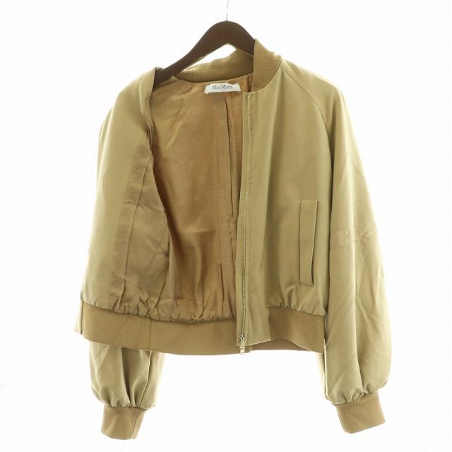 中古】マックスマーラ MAX MARA 白タグ ブルゾン ジャケット スイング  