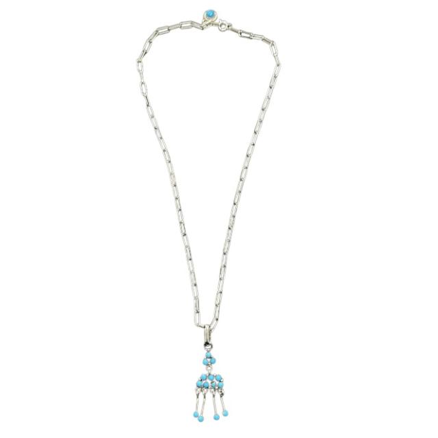ナバホ navajo ZUNI ターコイズ ペンダント　トップ　シルバー925 ナバホ navajo ZUNI ターコイズ ペンダント トップ シルバー925