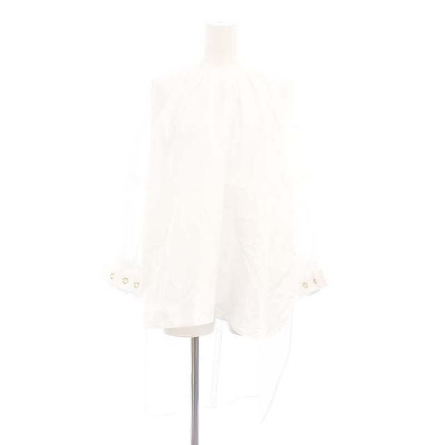 【中古】未使用品 Sマックスマーラ 'S Max Mara 24SS MAYA ソフト ピュア コットン シャツ IT34 白 /ES ■OS