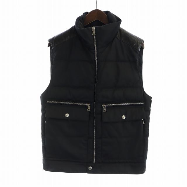 中古 SHELLACシェラック ムートンレザーベスト シープスキン