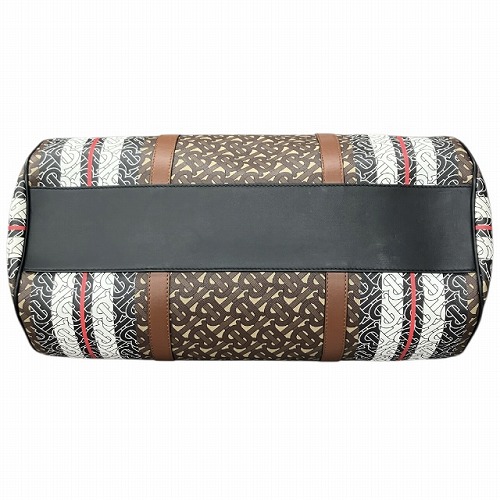 【中古】バーバリー BURBERRY TB 総柄 モノグラム 2WAY ドラム ボストンバッグ 茶 マルチ ITPELGDI11CAR ☆AA★_3