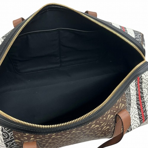 【中古】バーバリー BURBERRY TB 総柄 モノグラム 2WAY ドラム ボストンバッグ 茶 マルチ ITPELGDI11CAR ☆AA★_5