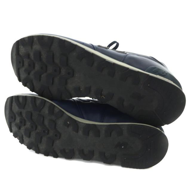 【中古】ニューバランス NEW BALANCE M576CNN UK製 オールレザー スニーカー US9 27.5cm 紺 ネイビー /SY ■OS メンズ