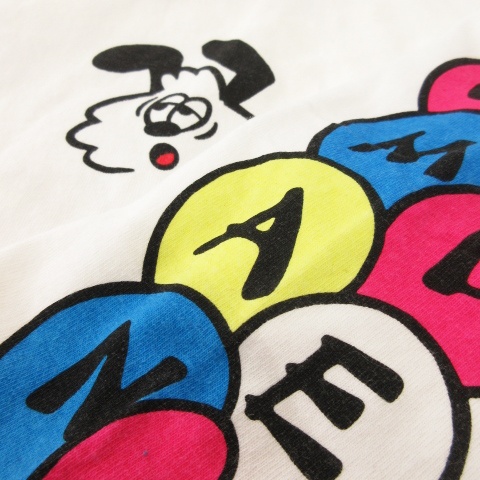 【中古】ヒューマンメイド HUMAN MADE × ヴェルディ VERDY “VICK” VICK T-SHIRT Tシャツ 長袖 XL 白 /MN16 ■GY12