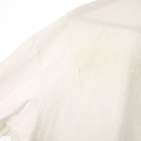 【中古】ヒューマンメイド HUMAN MADE × ヴェルディ VERDY “VICK” VICK T-SHIRT Tシャツ 長袖 XL 白 /MN16 ■GY12