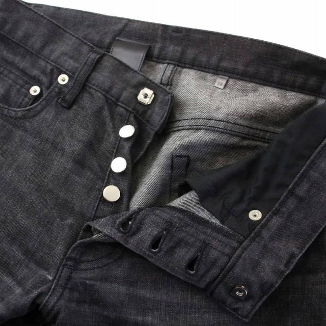 Dior Homme/ディオールオム ボタンフライ ブラックパンツ 5EH1011498/33 /060 Christian dior ジーンズ ストレートデニム サイズ31 Dior Homme