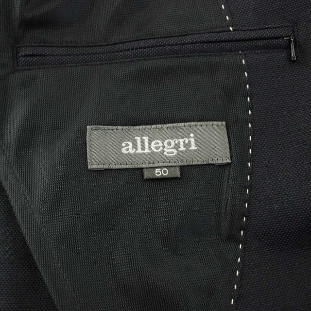 【中古】アレグリ allegri テーラードジャケット ブレザー 2B 50 紺 ネイビー Q1E66-726-29 /KU メンズ_3