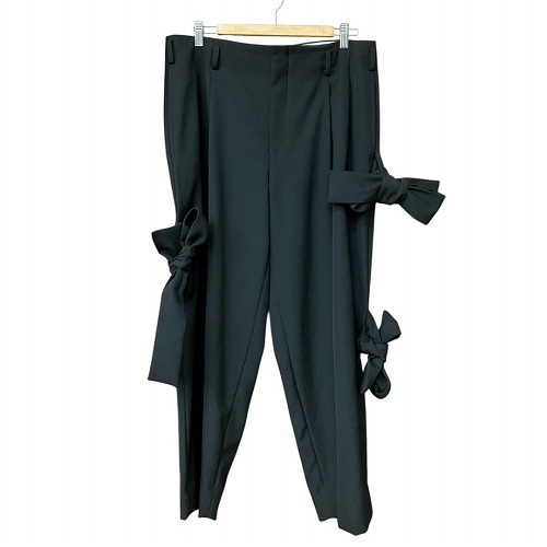 コムデギャルソン オムドゥ ブラック スラックス L COMME des