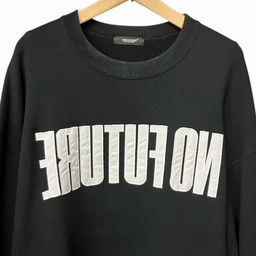 【中古】アンダーカバー UNDERCOVER 23AW NOFUTURE SWEAT SHIRT オーバーサイズ スウェット 黒 ブラック 3 L位_2