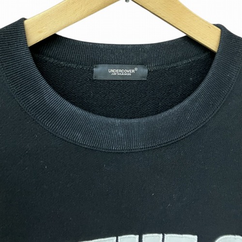 【中古】アンダーカバー UNDERCOVER 23AW NOFUTURE SWEAT SHIRT オーバーサイズ スウェット 黒 ブラック 3 L位_4