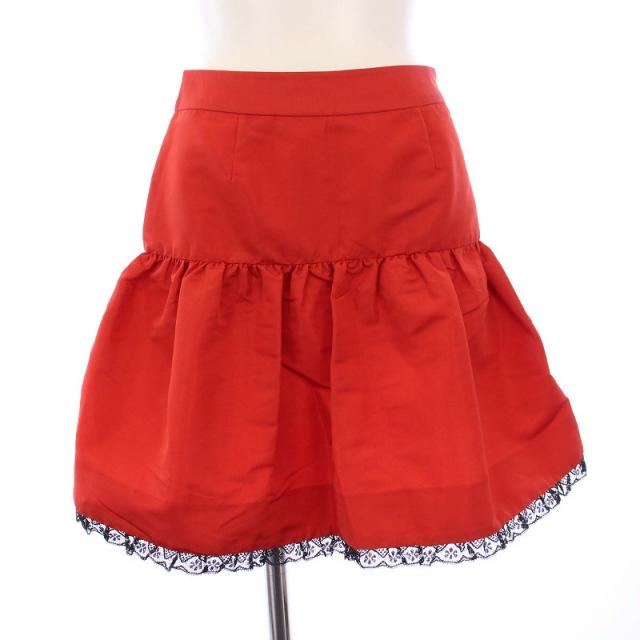 中古】レッド ヴァレンティノ RED VALENTINO ギャザースカート フレア