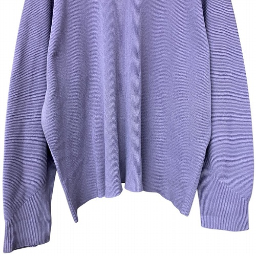 【中古】オムプリッセイッセイミヤケ HOMME PLISSE ISSEY MIYAKE 25SS BASIC KNIT SWEATER 薄紫 Free HP51KN215_3