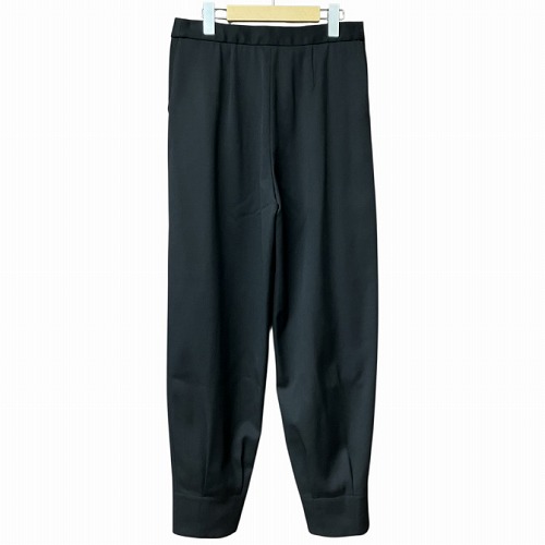 【中古】ステラマッカートニー STELLA McCARTNEY 20AW ウール タック アンクルパンツ 黒 ブラック 38 M位 ■GY41 中古】ステラマッカートニー STELLA McCARTNEY 20AW ウール タック