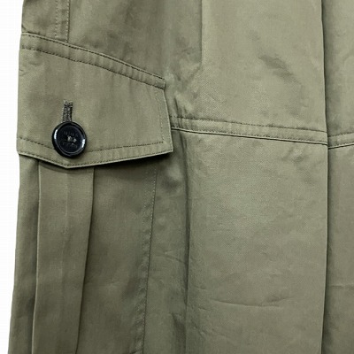 中古】ニナリッチ NINA RICCI ワイド カーゴ パンツ カーキ 36 1I  