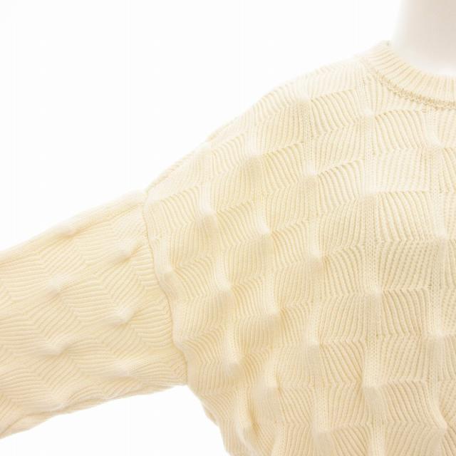 【中古】ステラマッカートニー STELLA McCARTNEY 21AW ニット セーター テクスチャー クルーネック 長袖 36 XS_3