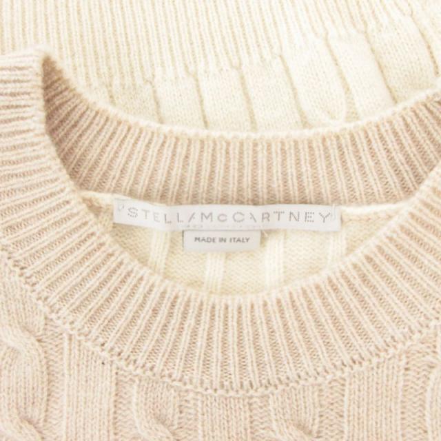 【中古】ステラマッカートニー STELLA McCARTNEY 21SS ドッキングニット セーター レース ケーブル 長袖 38 S_5