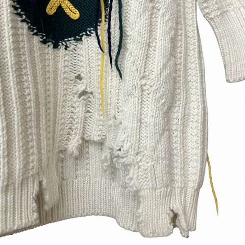 中古】MONSE モンス オーバーサイズ ケーブル ニット セーター