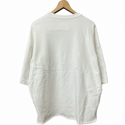 【中古】ジルサンダープラス JIL SANDER＋ カットオフ スウェット 半袖 アイボリー S ■GY41 メンズ_1