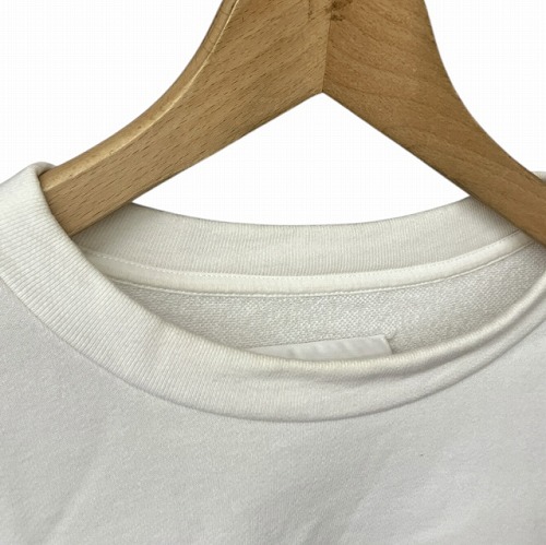 【中古】ジルサンダープラス JIL SANDER＋ カットオフ スウェット 半袖 アイボリー S ■GY41 メンズ_6