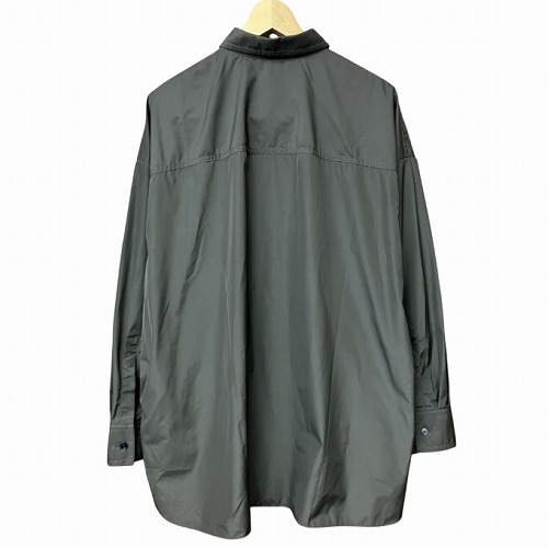 【中古】未使用品 SEVENROOMS セブンルームス ブラウス シャツ ポリエステル 灰 グレー M ■GY41 レディース