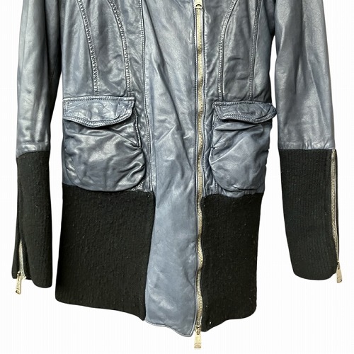 Giorgio Brato レザー ライダースジャケット　ジョルジオブラッド 中古】ジョルジオブラット GIORGIO BRATO レザー ライダース