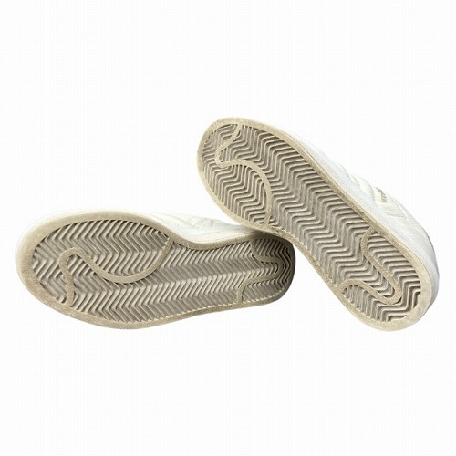 【中古】モンクレール MONCLER × adidas アディダス CAMPAS キャンパス スニーカー 白 23.5cm IG7865 ■GY41